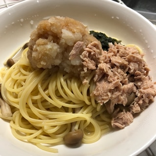 ツナと大根おろしのパスタ